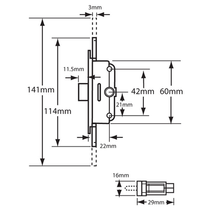 ERA Aubi Saracen Window Gearbox