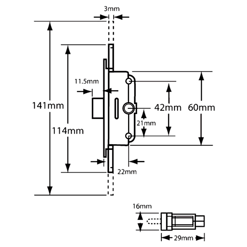ERA Aubi Saracen Window Gearbox