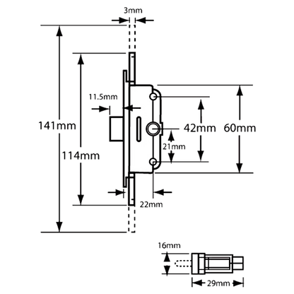 ERA Aubi Saracen Window Gearbox