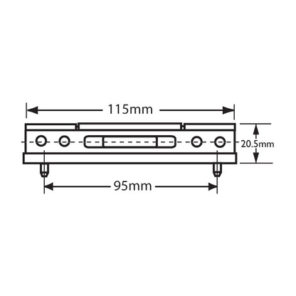 AVOCET Adjustable Flat Butt Hinge