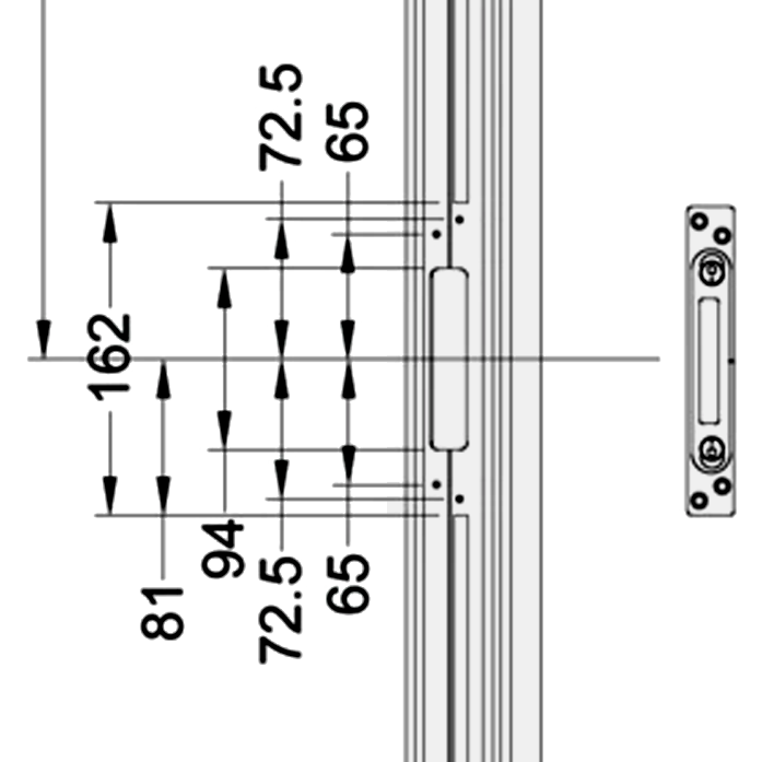 Avocet Affinity Composite Double Hook Locking Point Keep