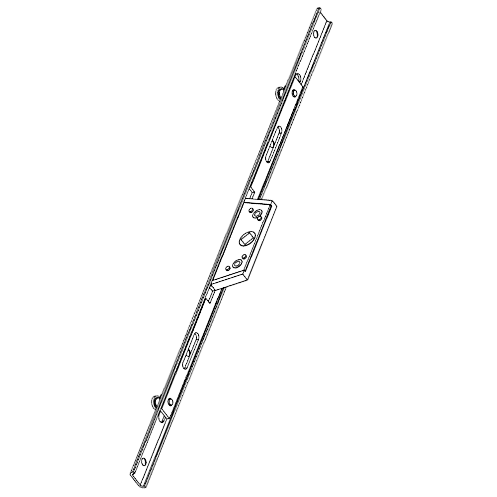 AVOCET U-Rail Slimline 14mm Offset Espag Rod 8mm Cam 20mm Backset
