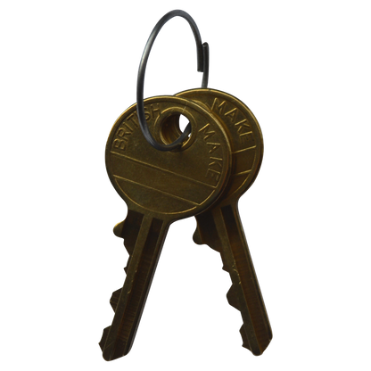 B&G STA-LOCK C Series Brass Open Shackle Padlock - Steel Shackle
