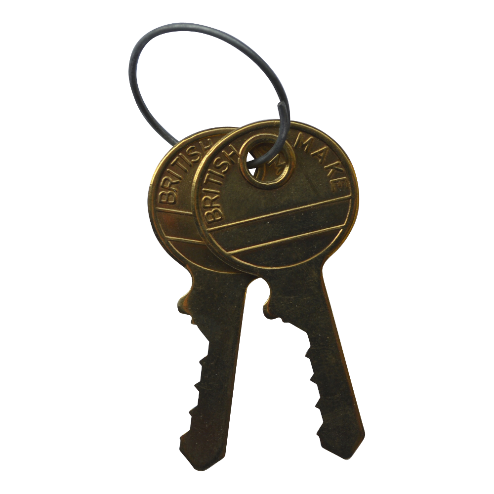 B&G STA-LOCK C Series Brass Open Shackle Padlock - Brass Shackle