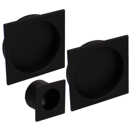 BONAITI SERRATURE Classic Sliding Door Handle Square BQD Blind Finger Pull Set