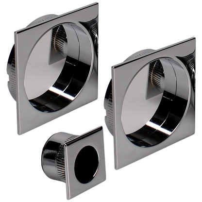 BONAITI SERRATURE Classic Sliding Door Handle Square BQD Blind Finger Pull Set
