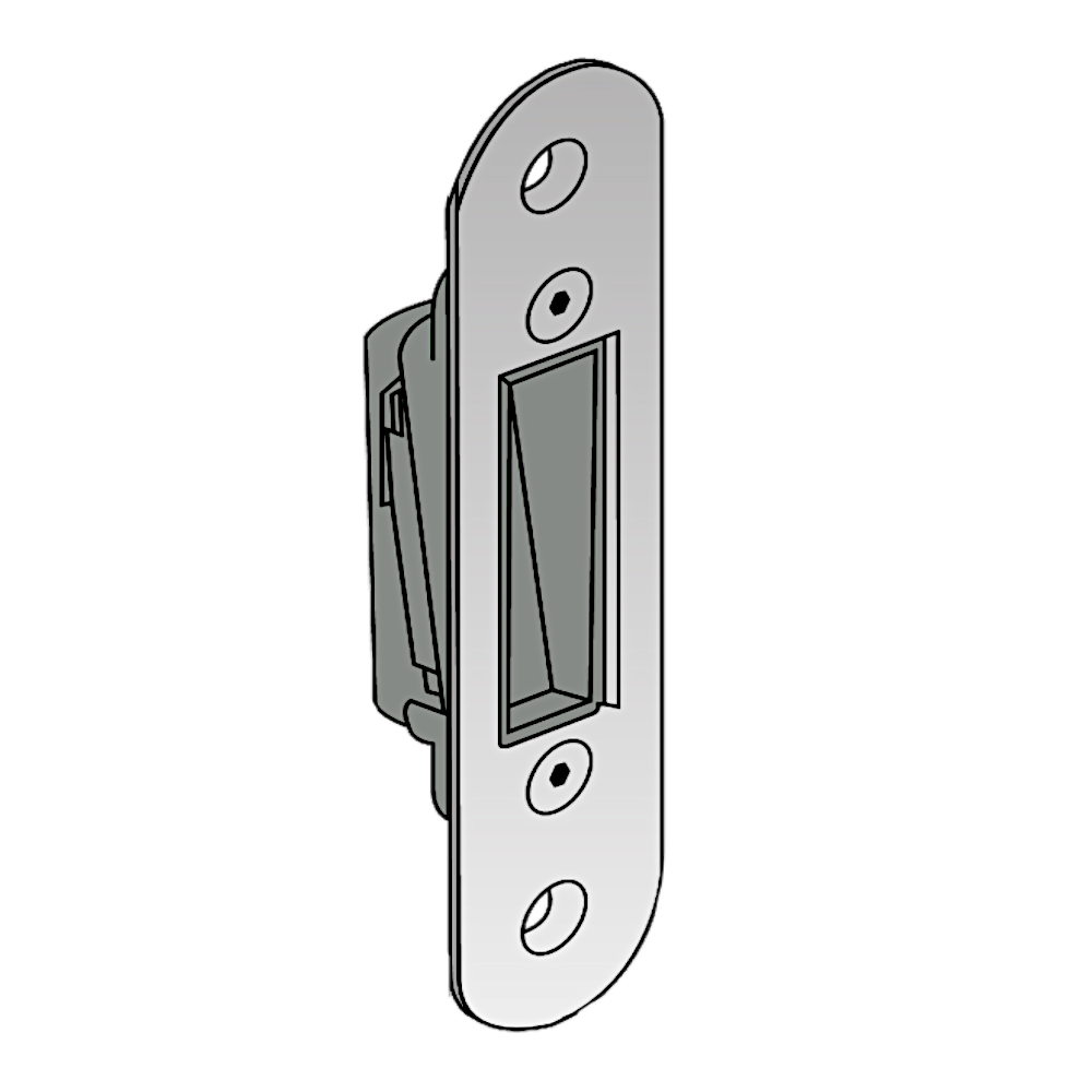 BONAITI SERRATURE B-Twin Magnetic WC Latch With Adjustable Strike
