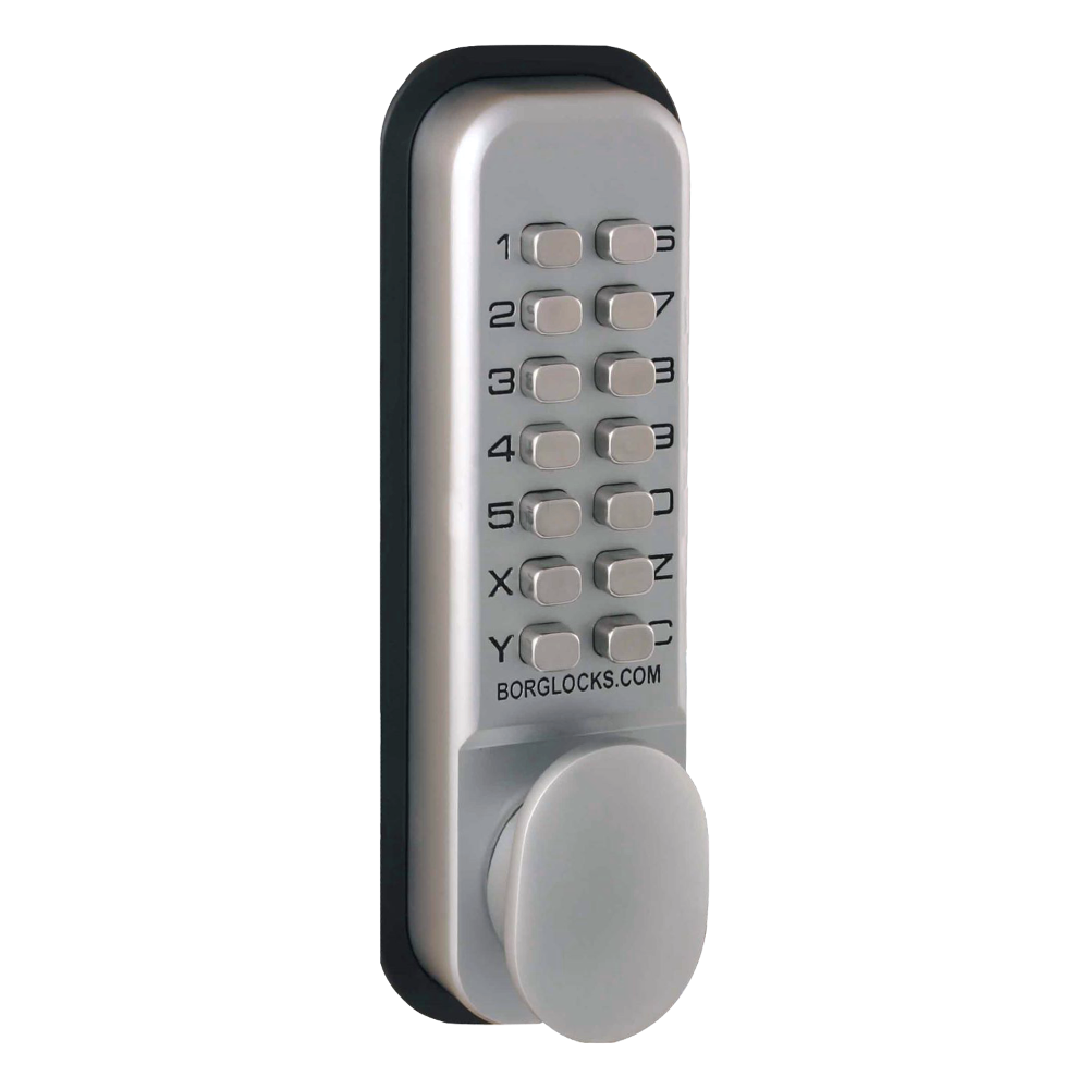 BORG LOCKS BL2201 Digital Lock With Optional Holdback Inside Handle And 60mm Latch