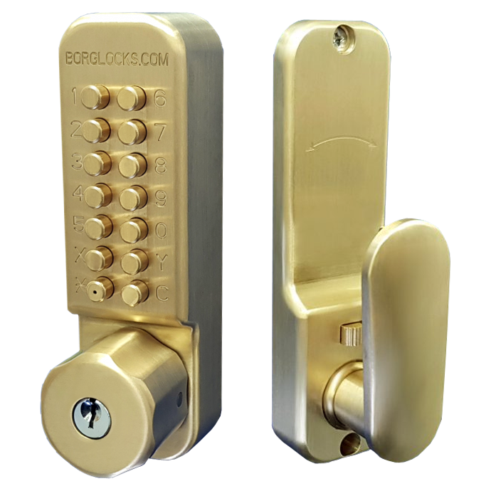 BORG LOCKS BL2701 Cu-Shield ECP Antimicrobial Easicode Pro Digital Lock With Key Override