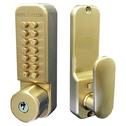BORG LOCKS BL2701 Cu-Shield ECP Antimicrobial Easicode Pro Digital Lock With Key Override