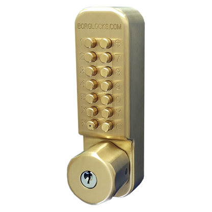BORG LOCKS BL2701 Cu-Shield ECP Antimicrobial Easicode Pro Digital Lock With Key Override