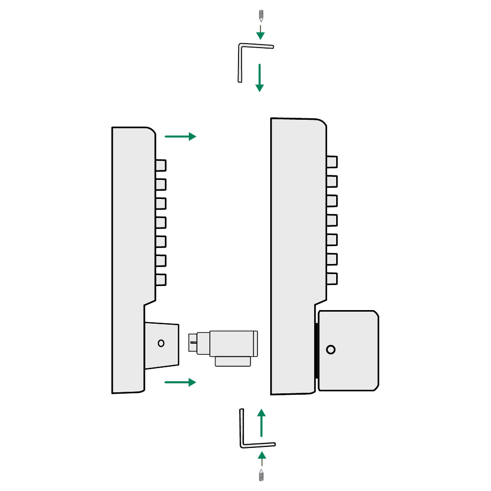 BORG LOCKS BL2700 ECP Retrofit Cu-Shield ECP Antimicrobial Digital Lock Cover
