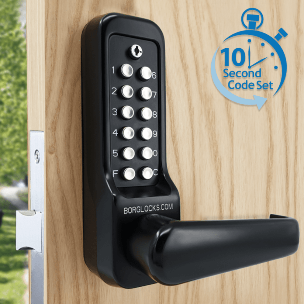 BORG BL7000 MG Pro ECP Marine Grade Easicode Pro Digital Lock With Lever Handle And No Latch