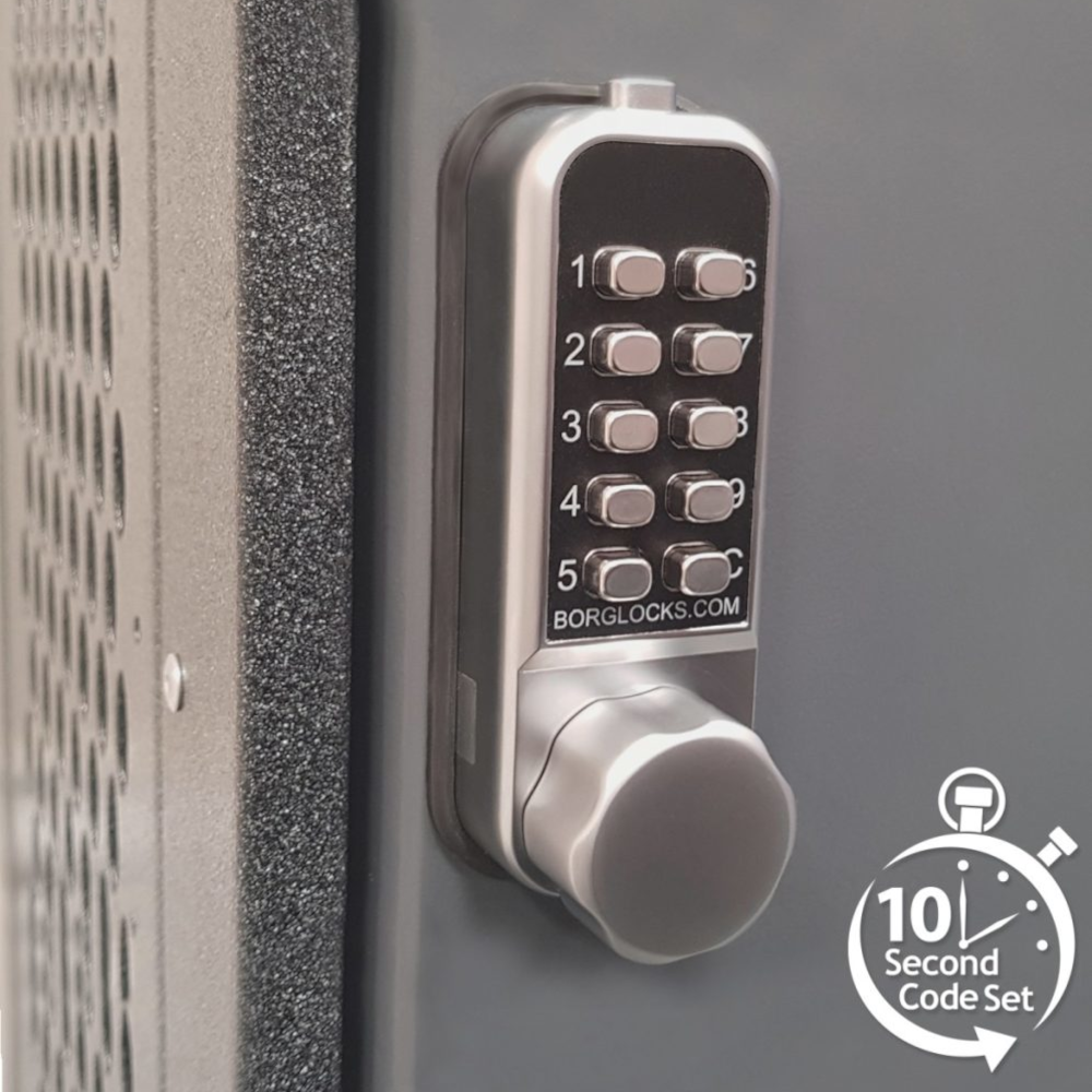 BORG LOCKS BL1506 Vertical Mini Cabinet Lock Easicode Pro c/w Cam