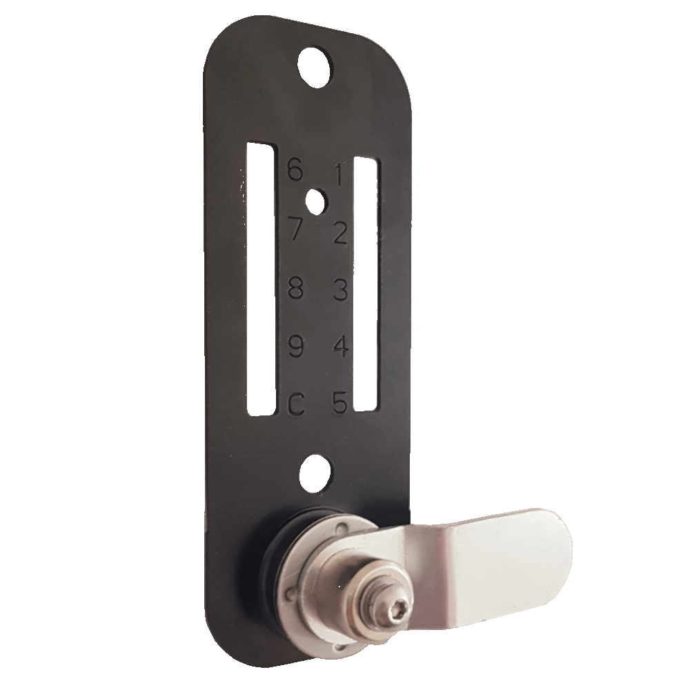 BORG LOCKS BL1716 Horizontal Mini Cabinet Lock Easicode Pro c/w Cam And Key Override