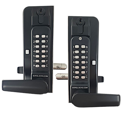 BORG LOCKS BL3435 KO ECP Marine Grade Digital Back To Back Gate Lock With Key Override