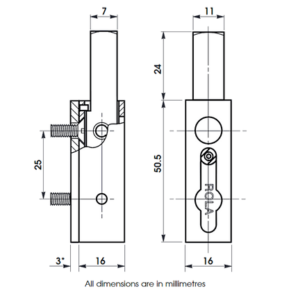 BRAMAH R3/03 Window Lock