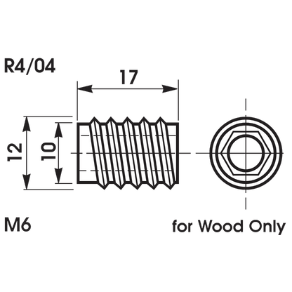 BRAMAH ROLA Threaded Inserts Pack of 10