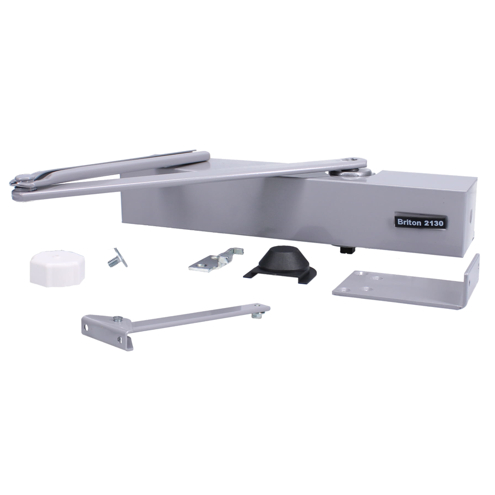 BRITON 2130B Size 2-6 Overhead Door Closer With Backcheck