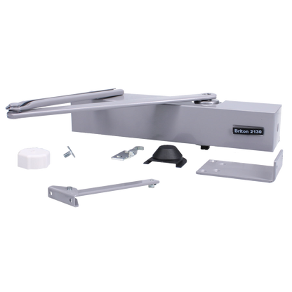 BRITON 2130B Size 2-6 Overhead Door Closer With Backcheck