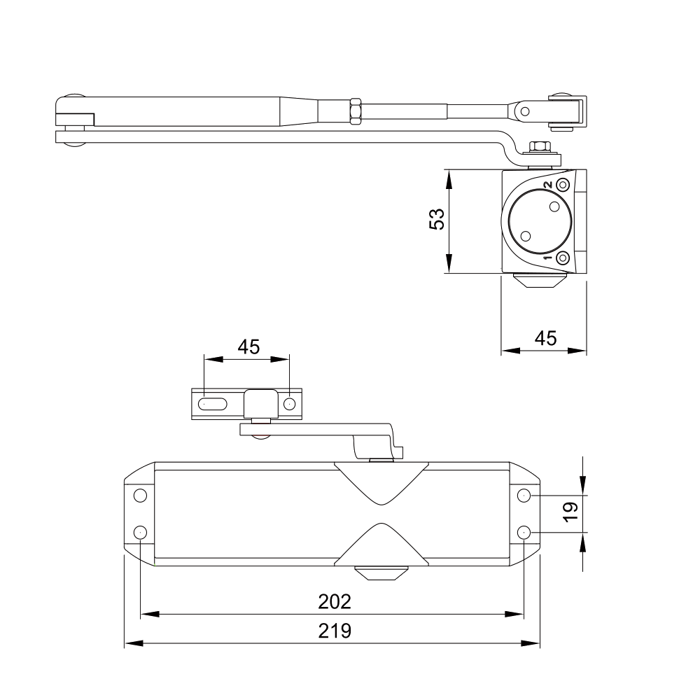 BRITON 131 Overhead Door Closer EN 2-4