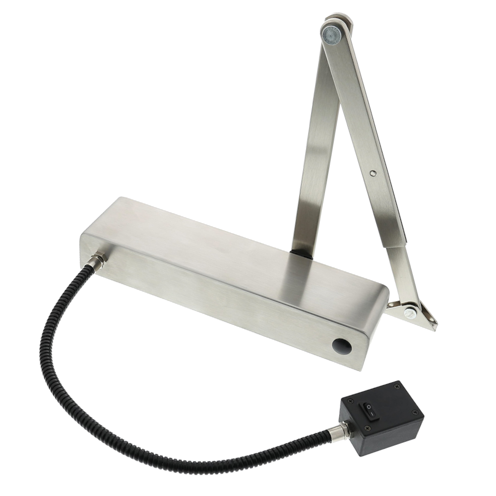 BRITON 3934 Electromagnetic Hold Open/Swing Free Door Closer Size 3-4