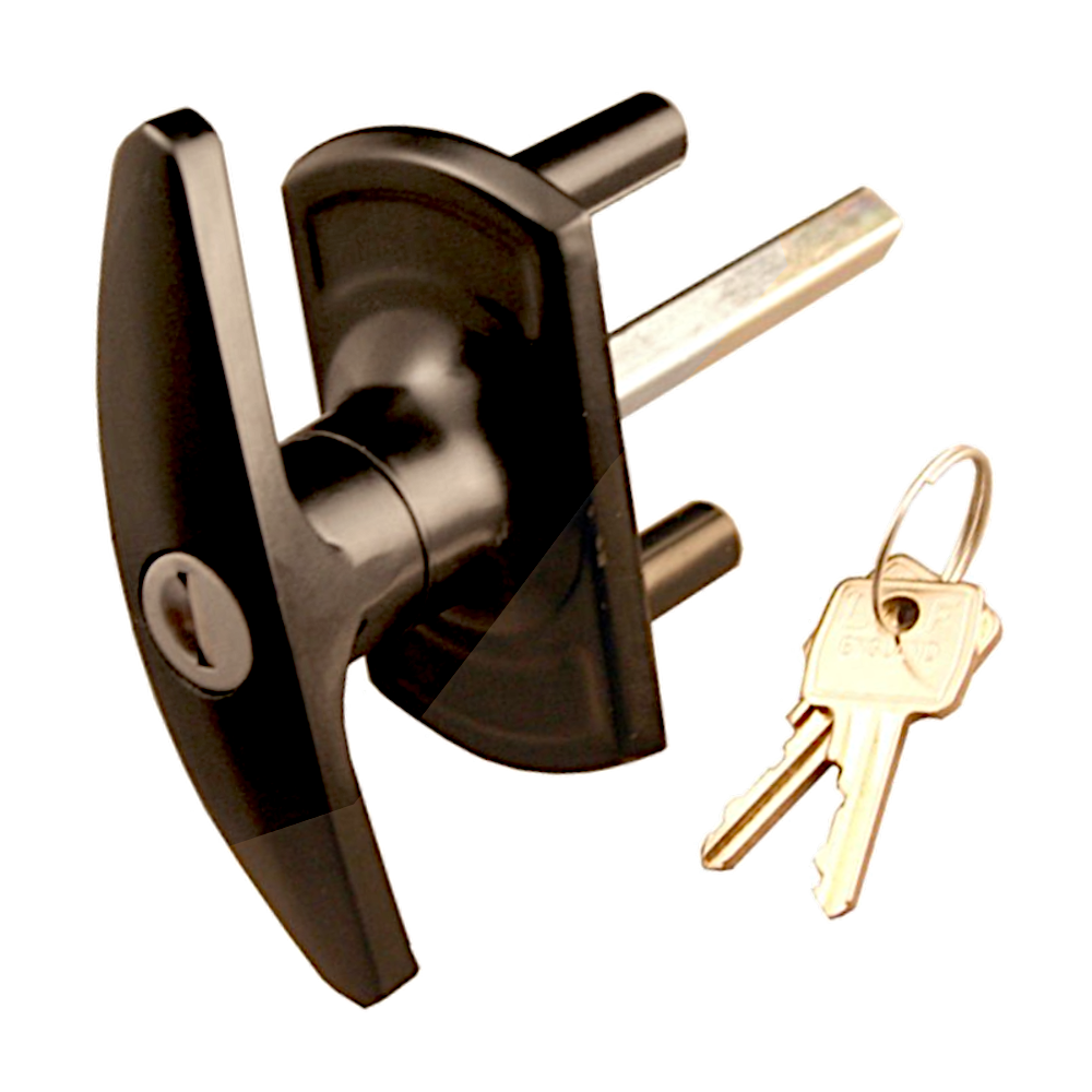CARDALE Garage Door T-Handle Square Spindle With Screwhole In End