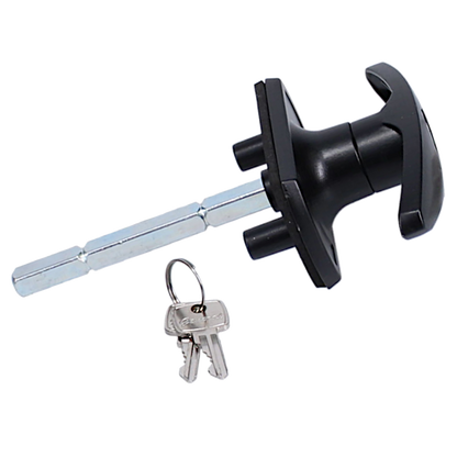 CARDALE Garage Door T-Handle Square Spindle With Screwhole In End