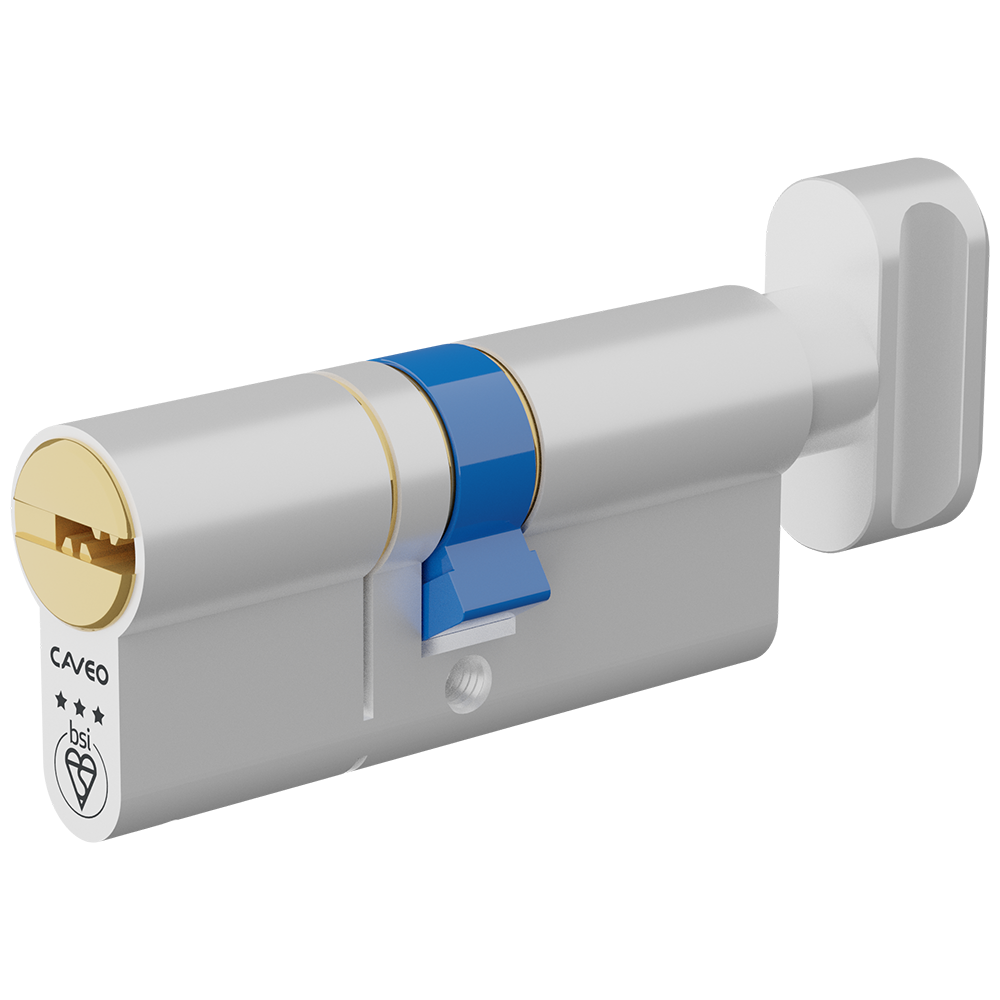 CAVEO TS007 3* Key & Turn Euro Dimple Cylinder Keyed Alike