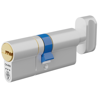 CAVEO TS007 3* Key & Turn Euro Dimple Cylinder Keyed Alike