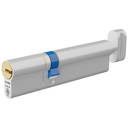 CAVEO TS007 3* Key & Turn Euro Dimple Cylinder Keyed Alike