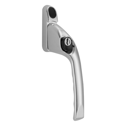 CHAMELEON Offset Locking Window Espag Handle Right Handed - Polished Chrome