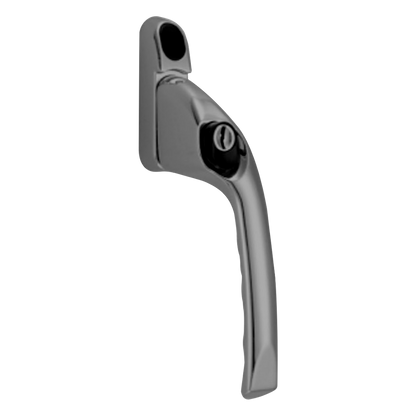 CHAMELEON Offset Locking Window Espag Handle Right Handed - Satin Chrome