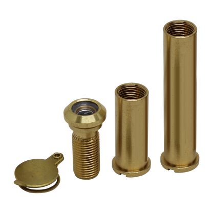 CHAMELEON Adaptable 160° Degree Door Viewer 35mm 85mm - Polished Brass