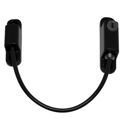 CHAMELEON 150mm Locking Window Cable Restrictor Black