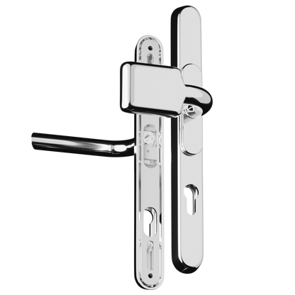 CHAMELEON Pro XL Lever/Pad 59-96mm Centres Adaptable Handle Polished Silver
