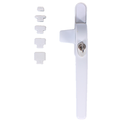 CHAMELEON Non Handed Cockspur Locking Window Handle White