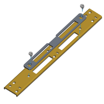 CHAMELEON Adaptable Centre Latch And Deadbolt Keep