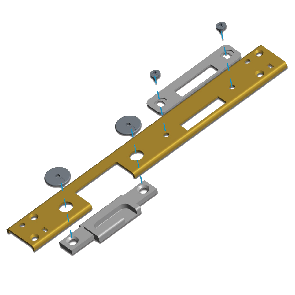 CHAMELEON Adaptable Lock Roller And Hook Keep
