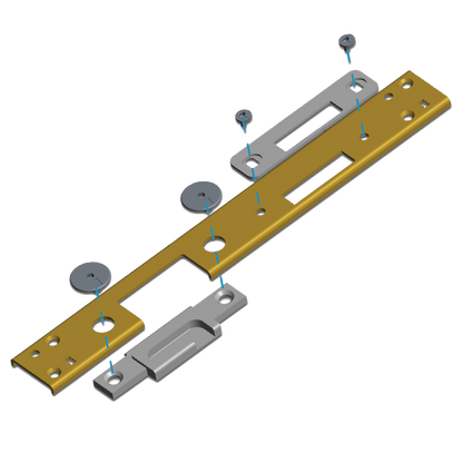 CHAMELEON Adaptable Lock Roller And Hook Keep