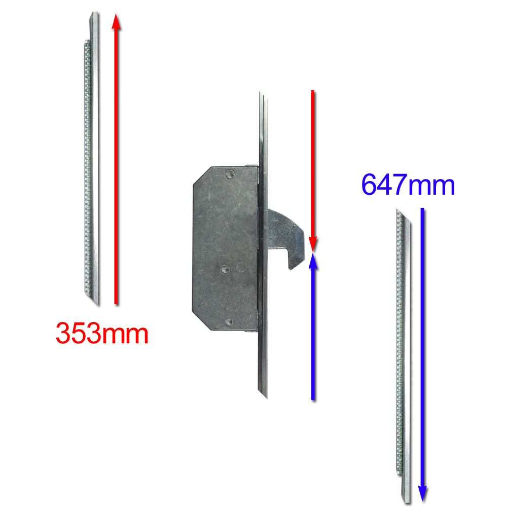 CHAMELEON Adaptable Retrofit Multipoint Lock Timber 2 Hook + Keeps