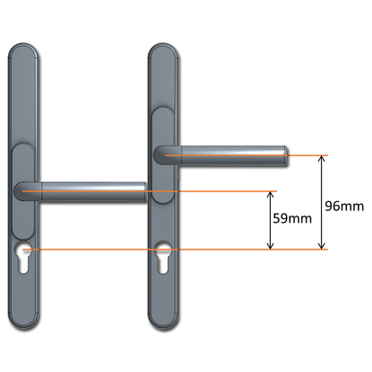 CHAMELEON Pro 59-96mm Centres Adaptable Handle