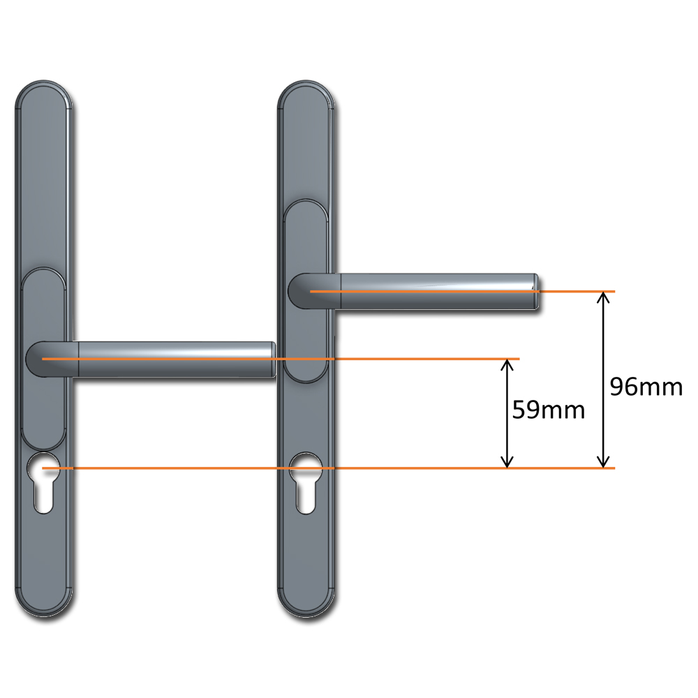 CHAMELEON Pro 59-96mm Centres Adaptable Handle