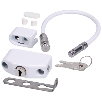 CHAMELEON 230mm Adaptable Locking Window Restrictor 100Kg Load Force M1