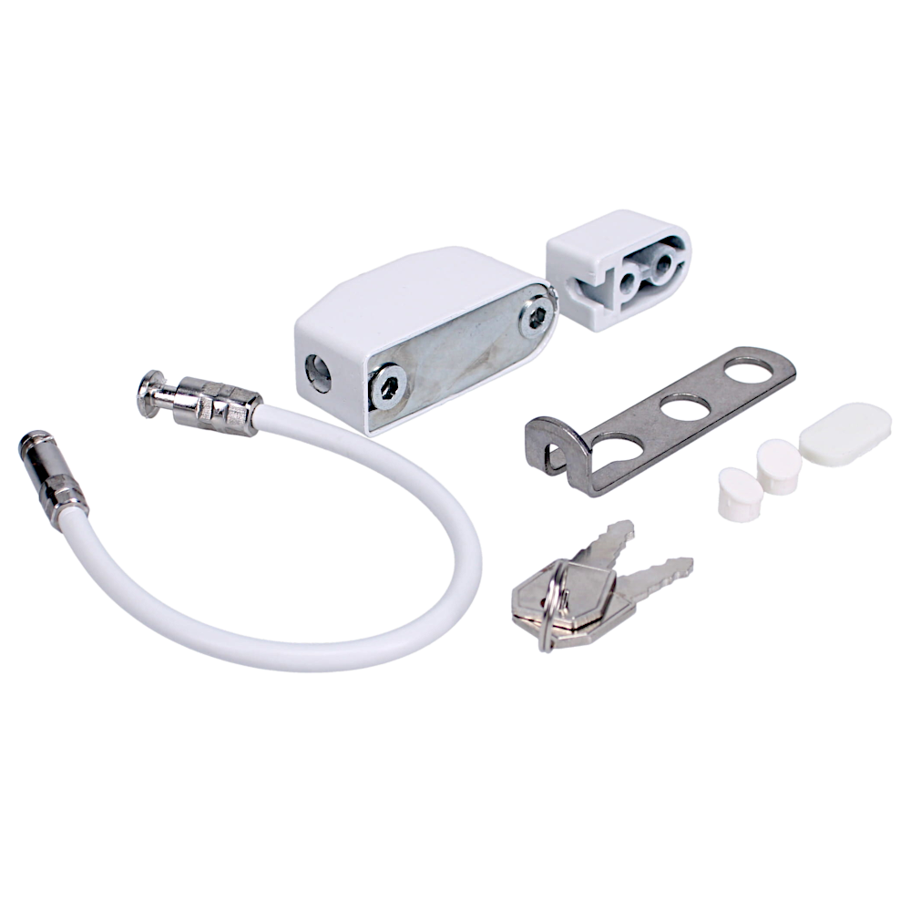 CHAMELEON 230mm Adaptable Locking Window Restrictor 100Kg Load Force M1