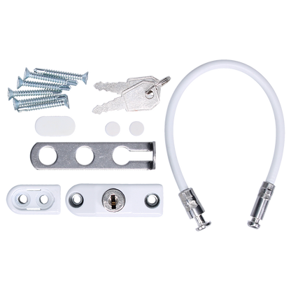 CHAMELEON 230mm Adaptable Locking Window Restrictor 100Kg Load Force M1