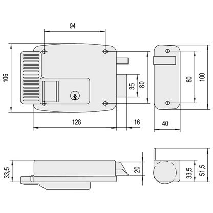 CISA 11610 Series Electric Lock