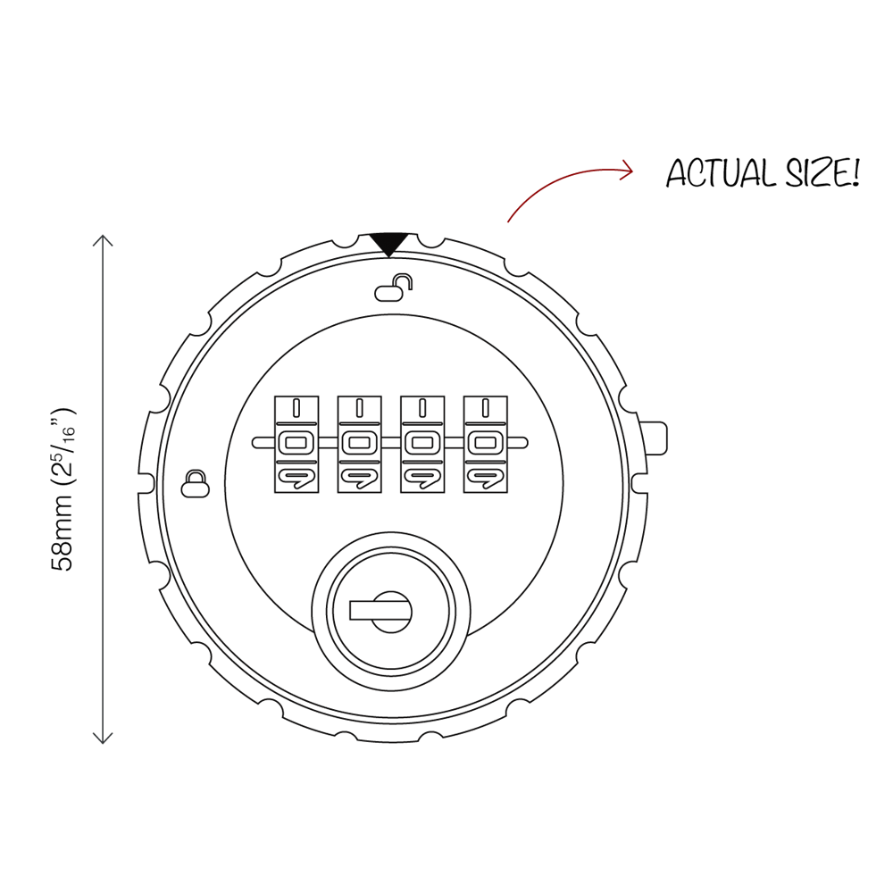 CODELOCKS Kitlock KL10 Mechanical Lock