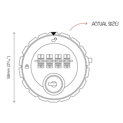 CODELOCKS Kitlock KL10 Mechanical Lock