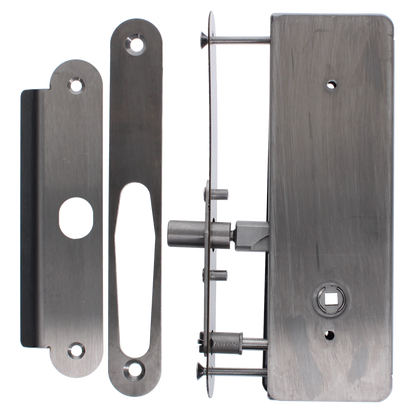 CODELOCKS CL5030 Battery Operated Digital Lock Brushed Steel With XTD Gate Lock